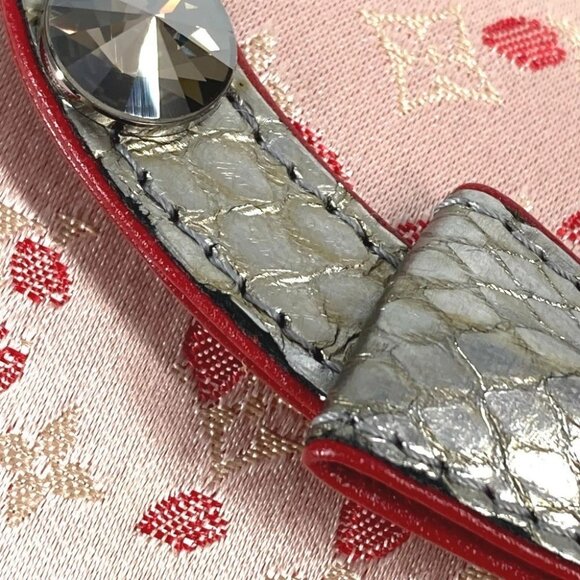 LOUIS VUITTON M92588 Monogram Satin Cherry Blossom Griotte Pochette Shoulder Bag - Picture 8 of 14